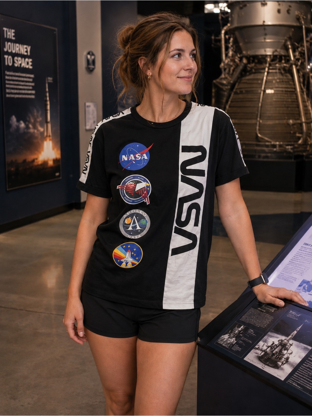 NASA - Fresh Laundry Tee in Black